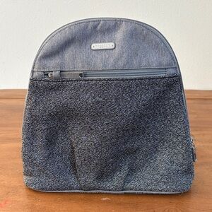 Baggallini Charcoal and Heather Gray Backpack